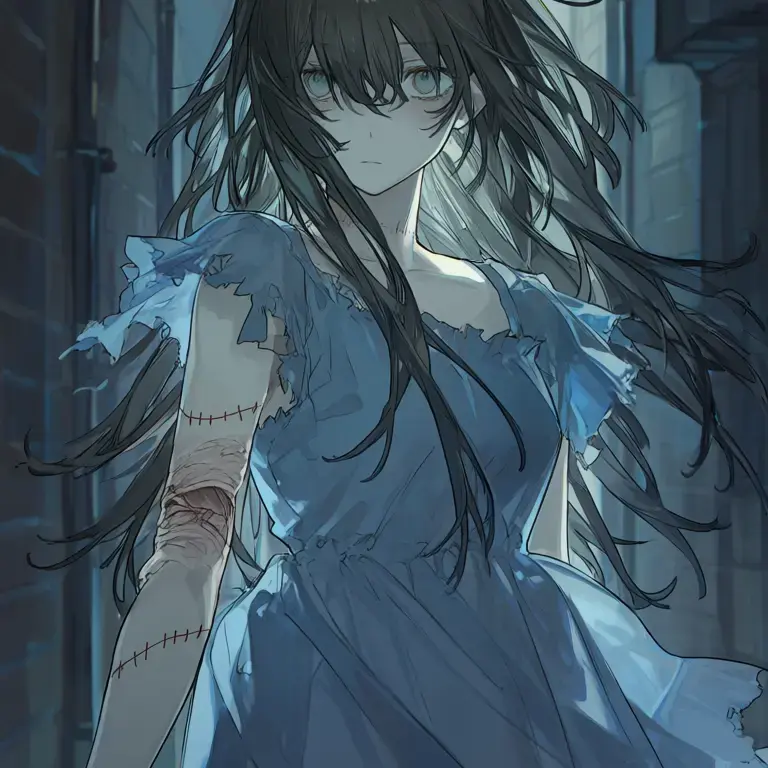 azaazarashi232의 路地裏のハロウィン花嫁