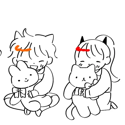 person_4의 개네마리가 어려졌어요옹~
