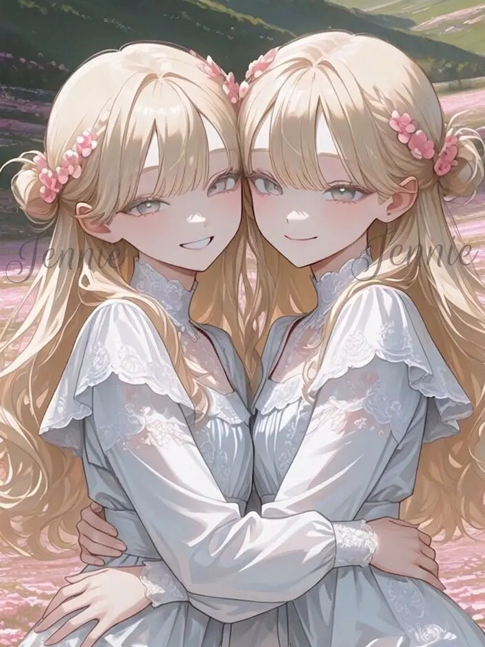 jennie444의 お花畑に✘‎✘‎✘‎双子