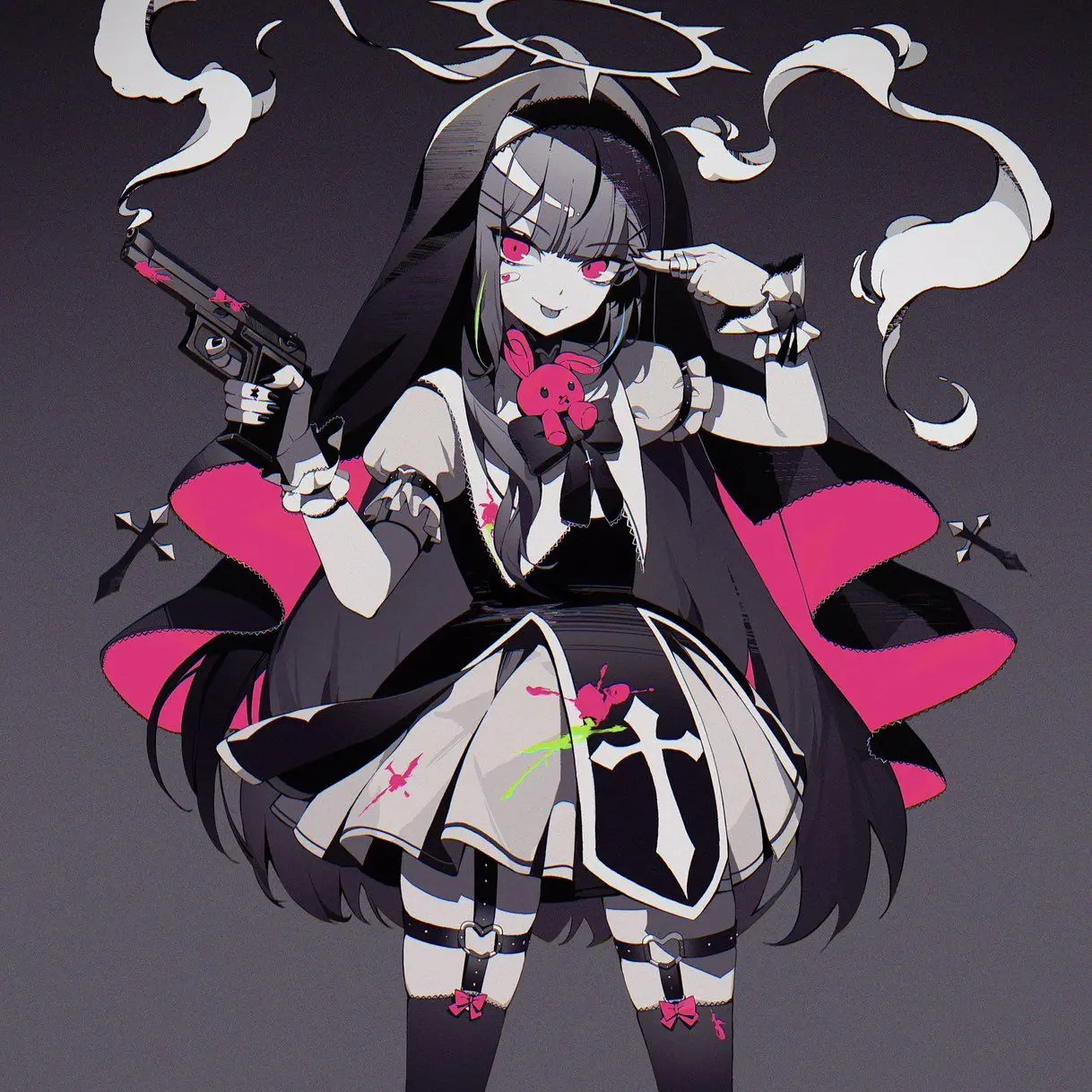 akane_lize_fan의 저격수인 나나와 그녀의 동료인 유저