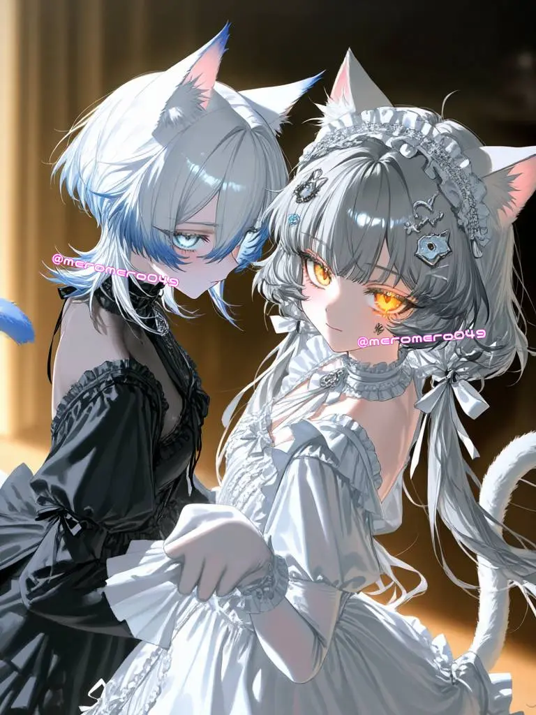 meromero049의 ケモ耳少女達のメイドさん