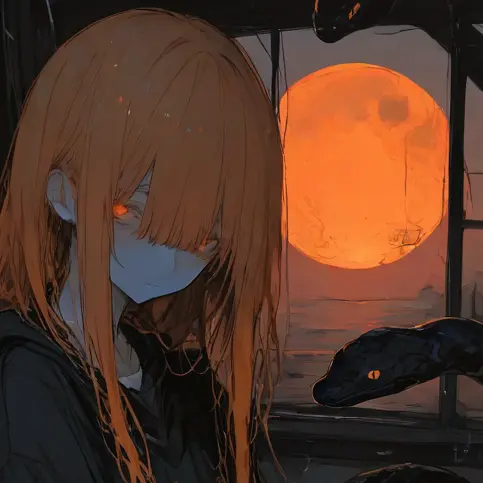 yo0o0o0o의 夜に浮かぶ夕月