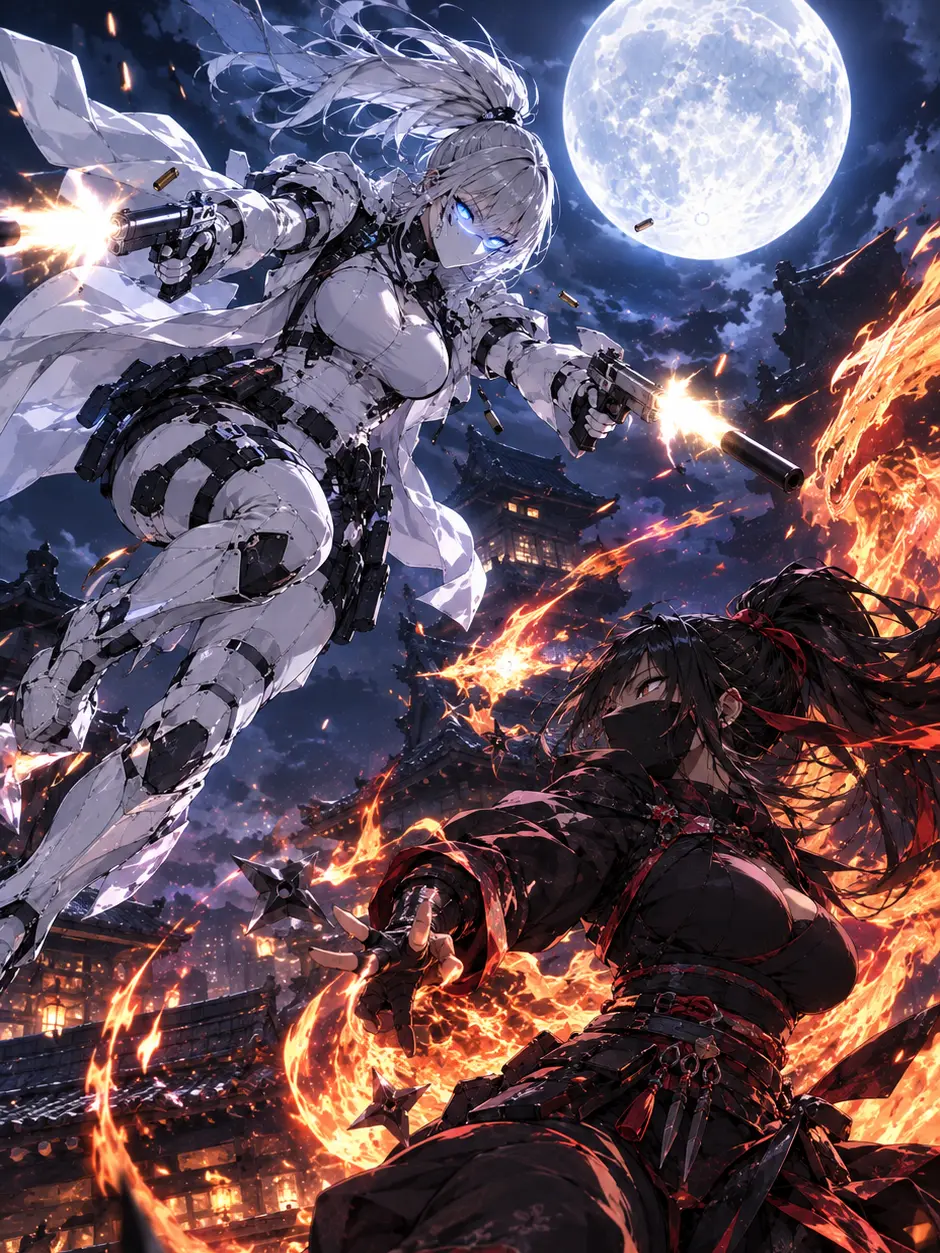 OpaquePad2046의 Shinobi of Black and White