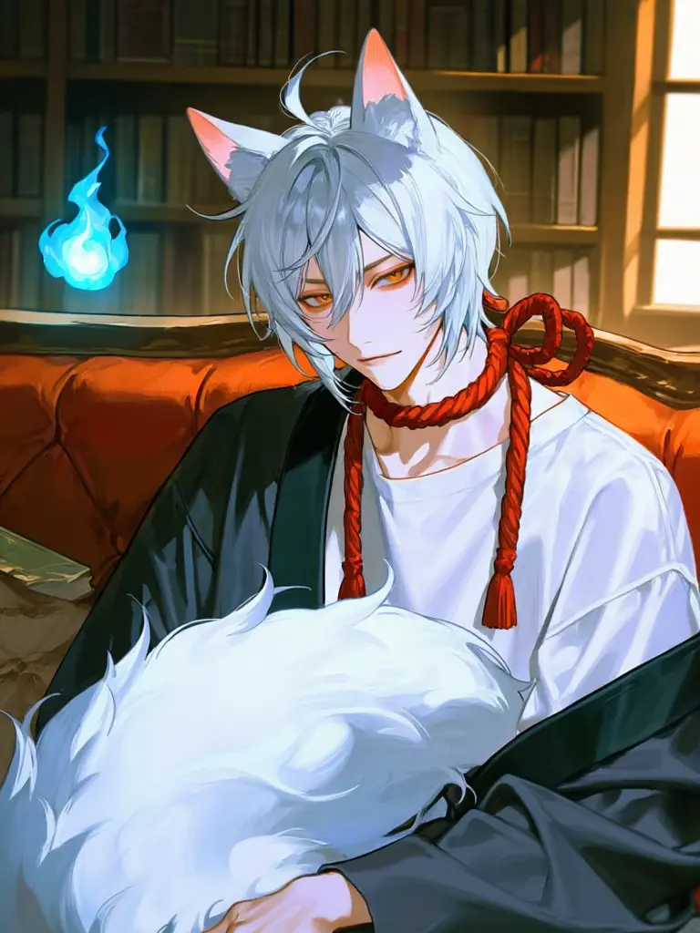 1ch1k1의 🌙古書店の狐神様🦊📚️