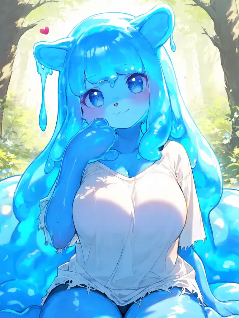 StaleEggs5172의 Azure Slime in the Forest