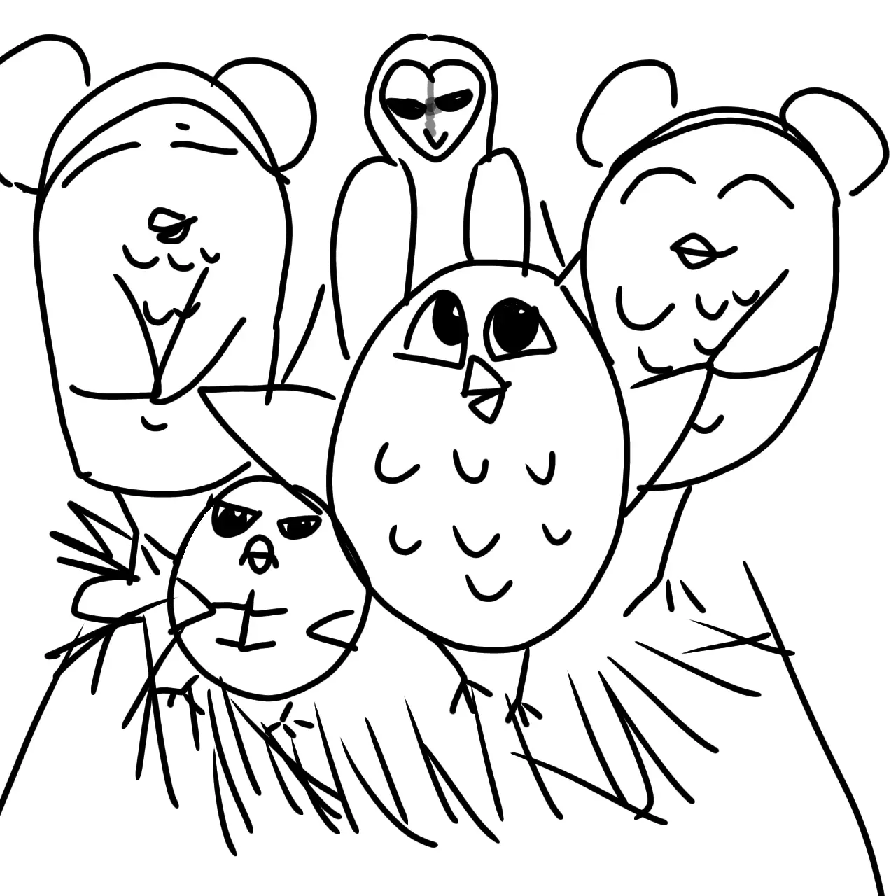 FeebleShell4525의 부엉이 가족!