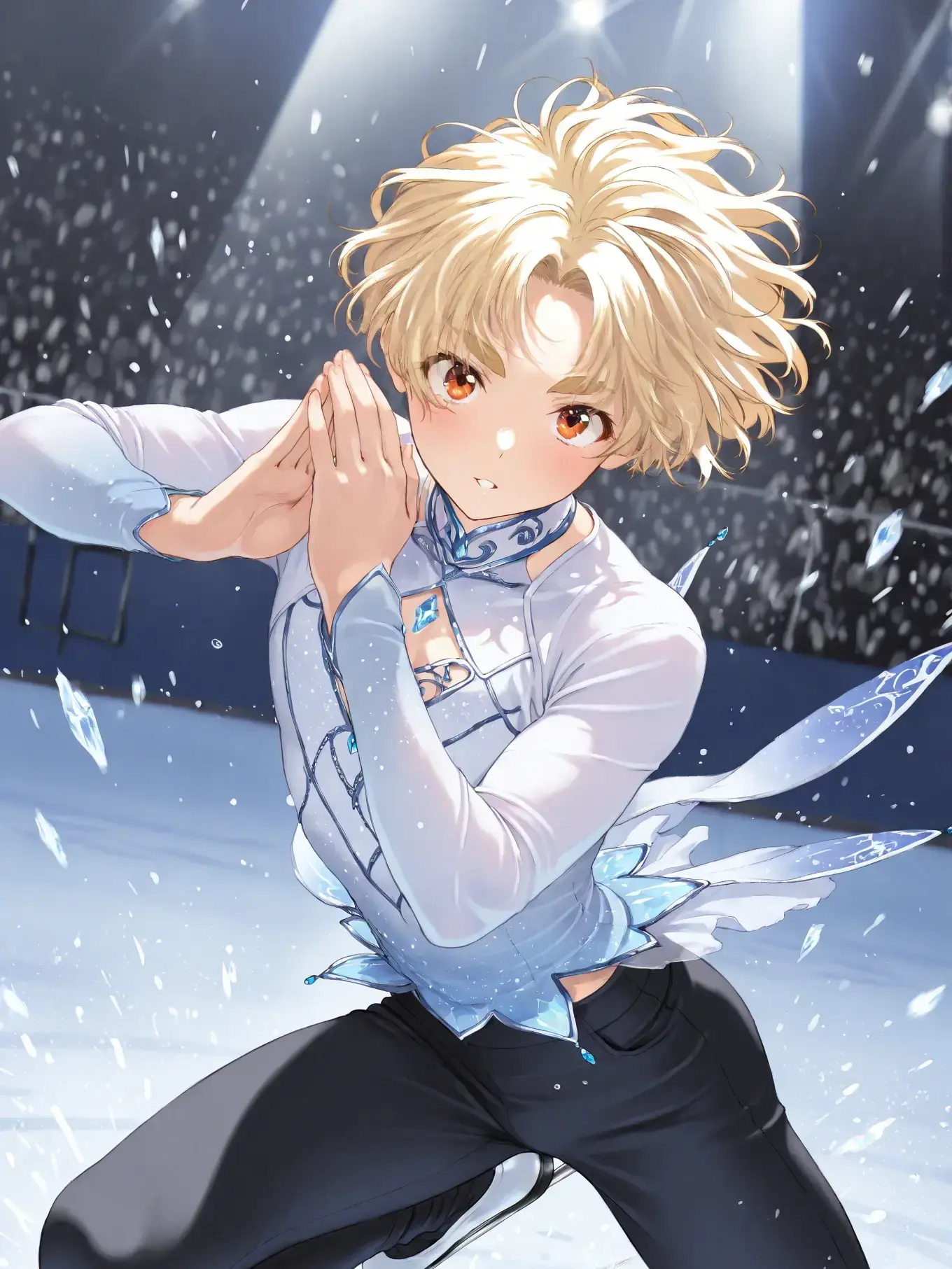 yunireyu의 幼馴染とリンクの上で闘志を燃やす