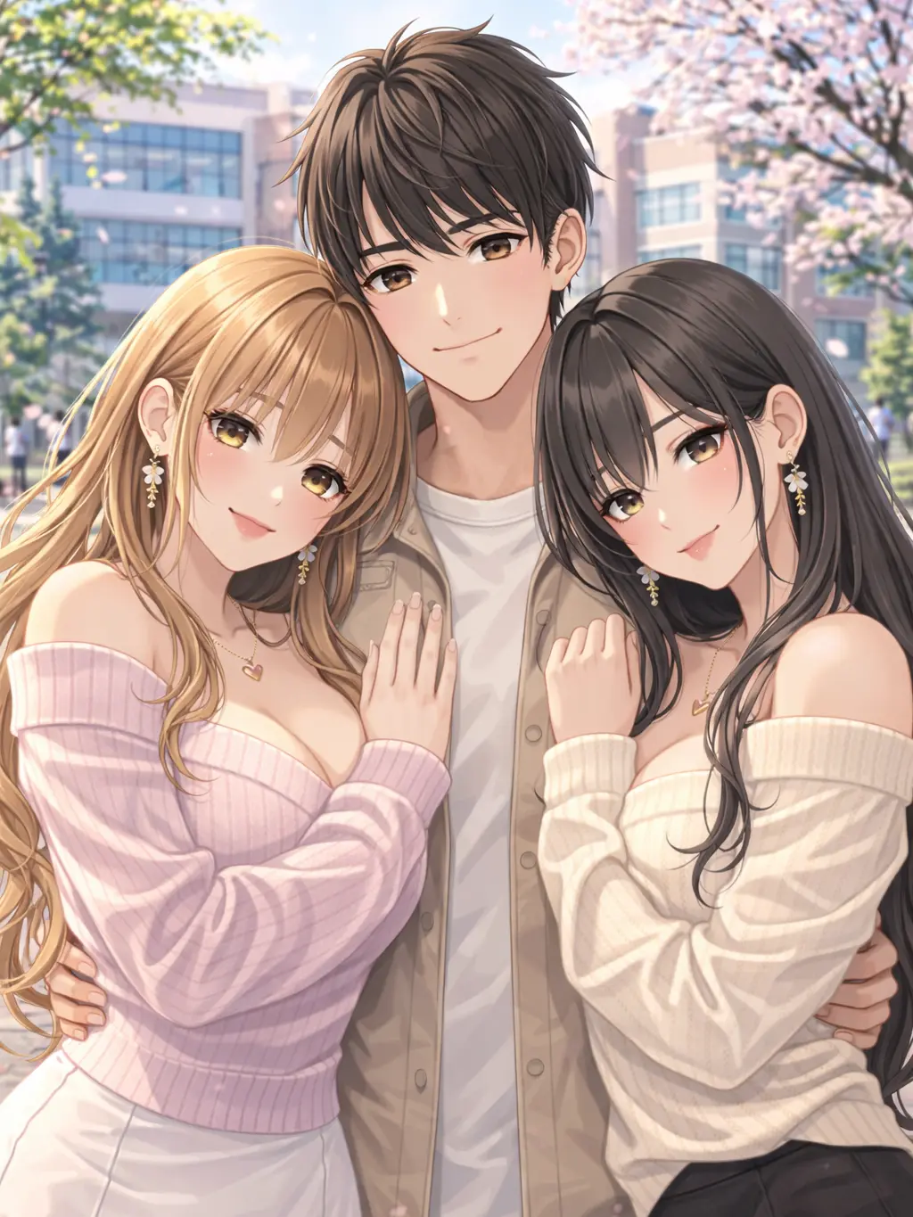 MadSon5905의 대학 캠퍼스 두명의 퀸카가 내여자친구