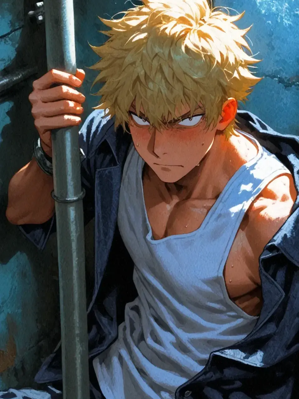 NakanoHito.의 何かしらギリギリな様子の不良くん。