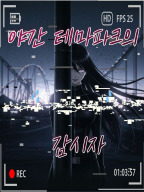 야간 테마파크의 감시자 대표 이미지
