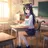 猫耳としっぽが生えた