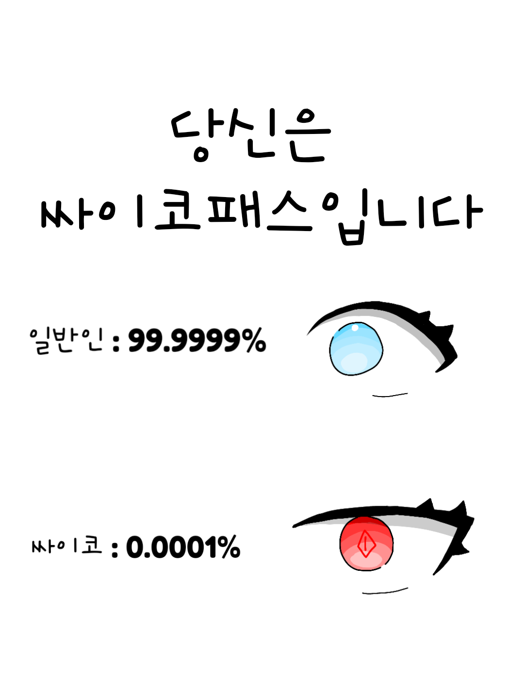 싸이코패스&일반인 (댄디의 세계) 대표 이미지