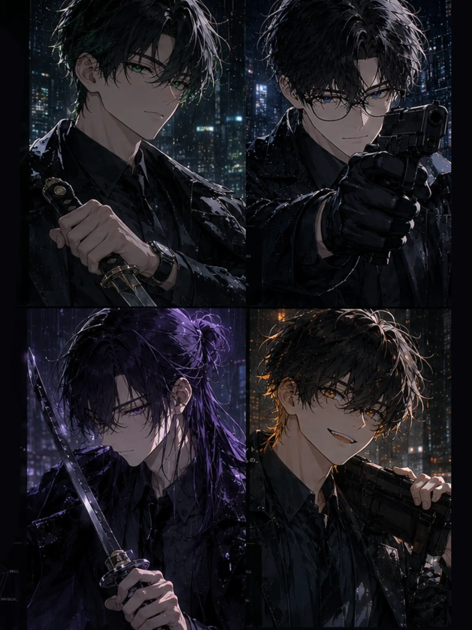 anuuuuuuu1224의 Neon Rain City Chronicles