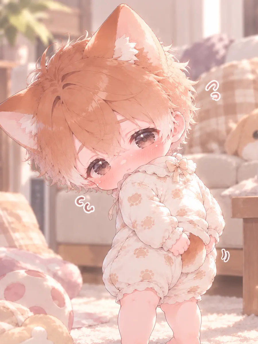 motimoti_usatya02의 포체의 꼬리 봐버렸...다