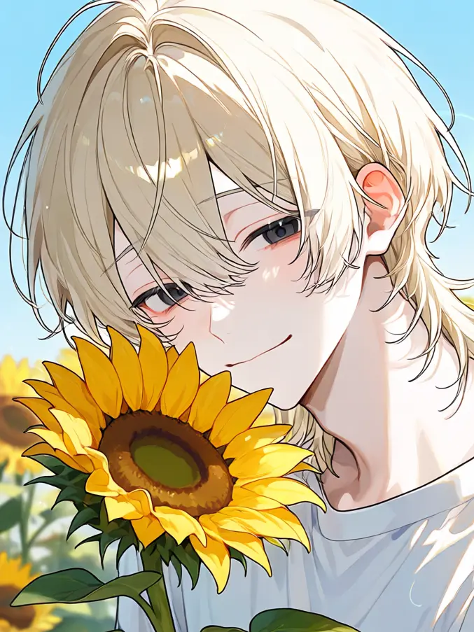 yagi_chaaaaan의 Sunflowers and the Summer Ghost