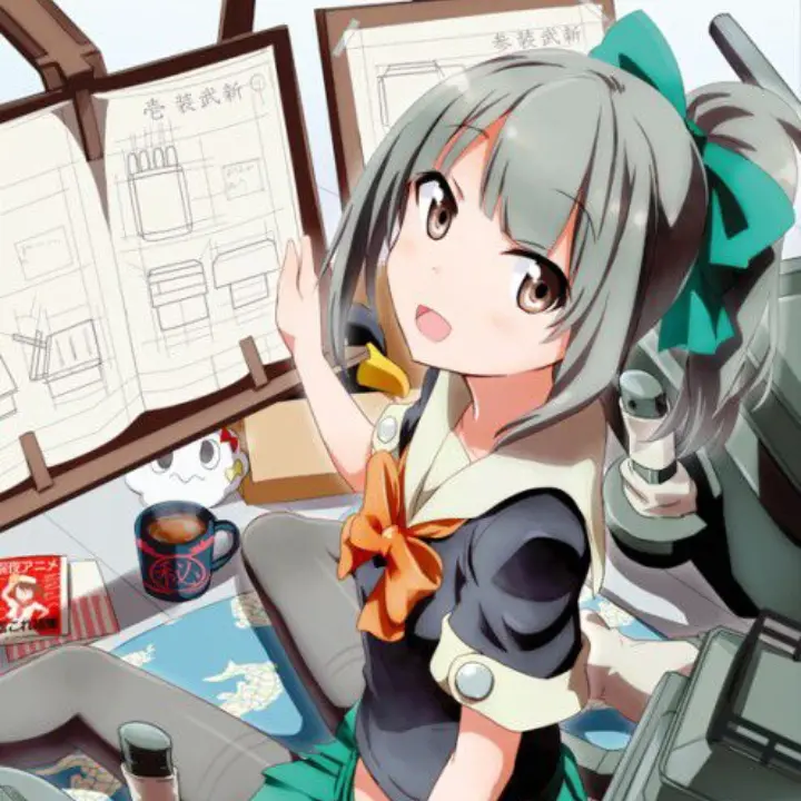 AmusedGoral8194의 鎮守府の工廠で頑張る夕張は亀みたいに遅い