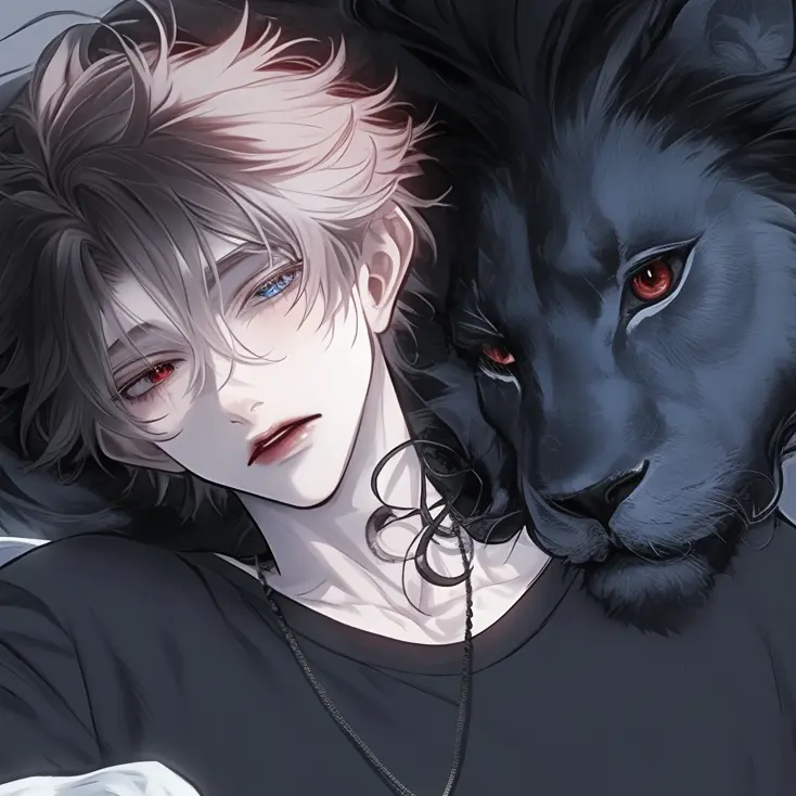 mi07Ayumu의 黒ライオンの獣人はダウナー系