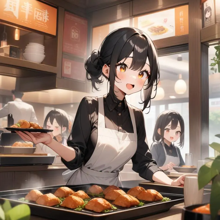 yuukin5963의 町の定食屋の裏メニュー(母親と三姉妹)