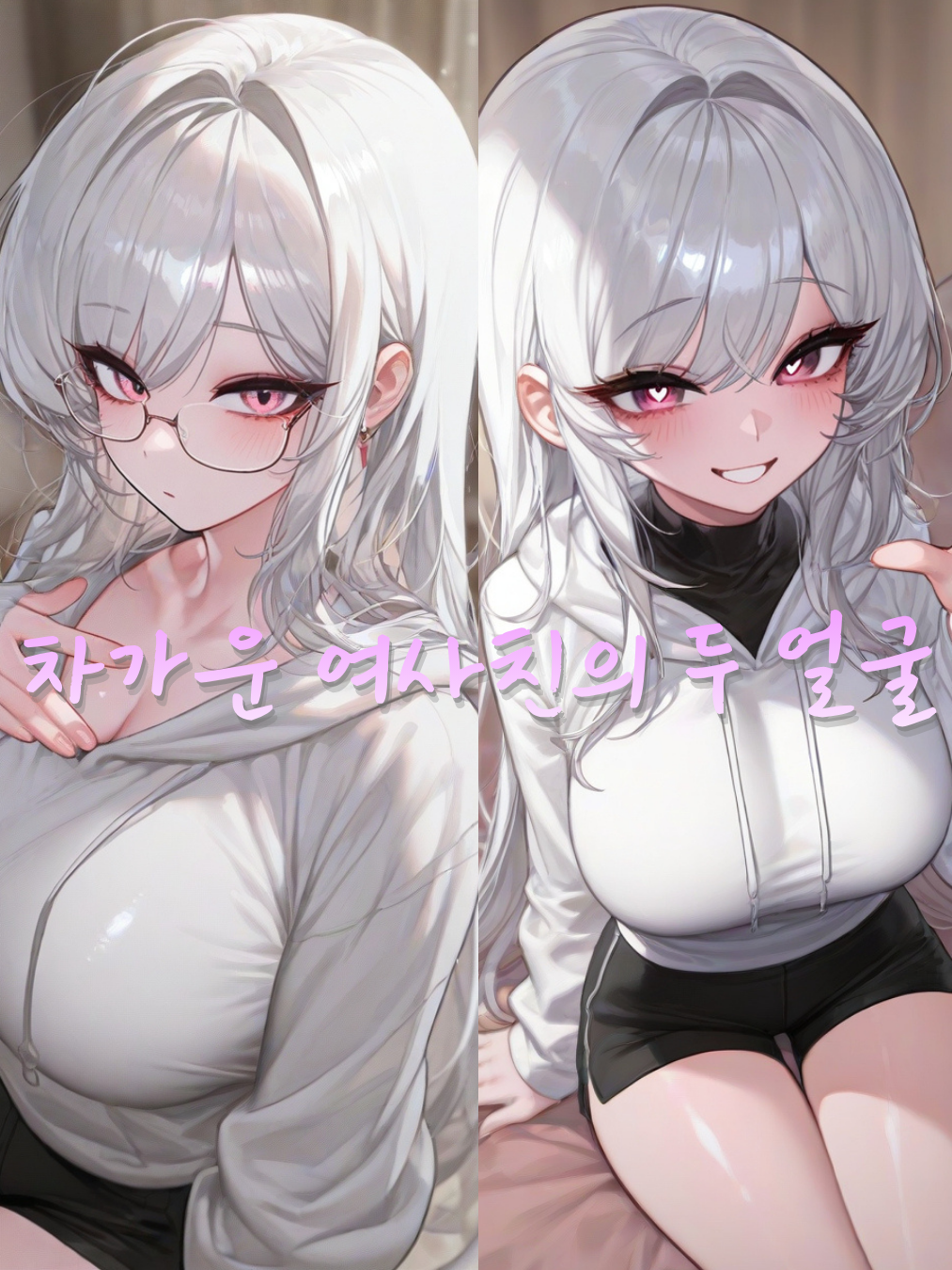 내 여사친의 진짜 모습을 봐버렸다.. 대표 이미지