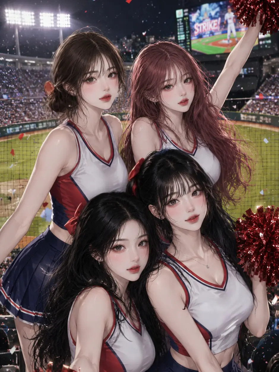 mygumee의 Baseball Cheerleaders