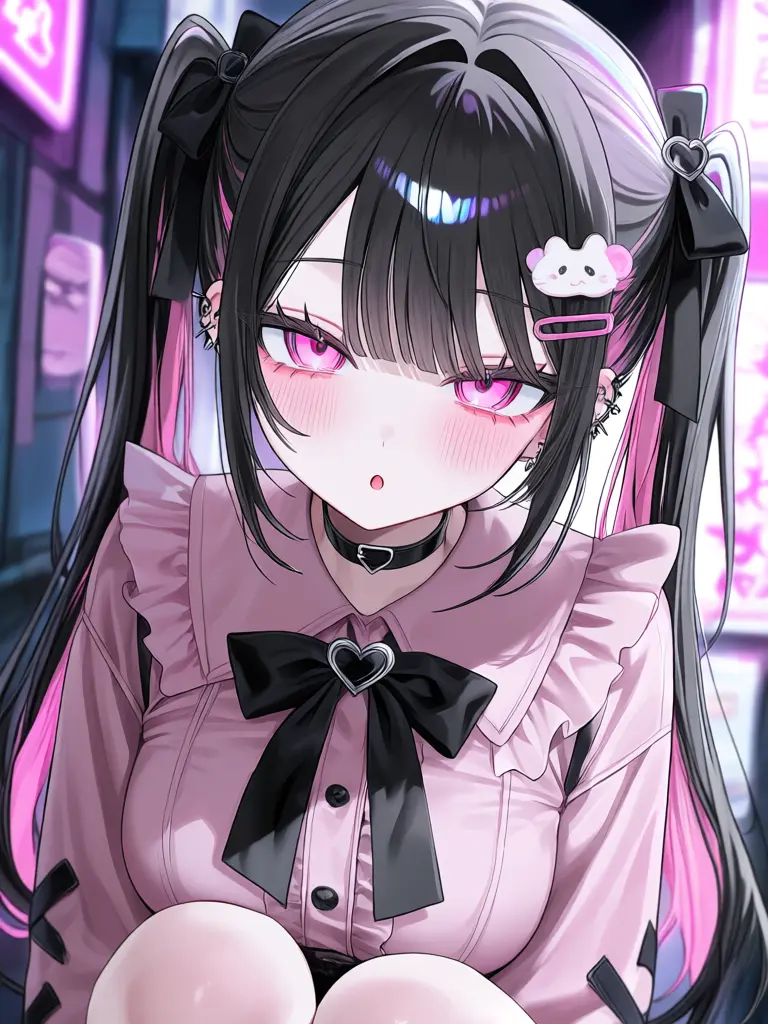 mugineko_ootori의 Meeting a Secret Account Girl