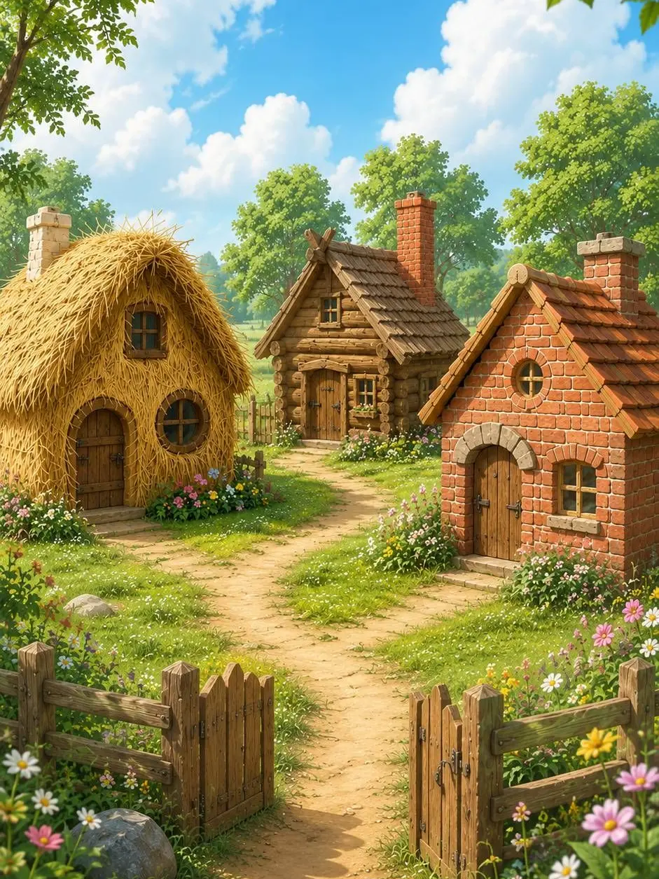 otitukou의 三匹の子豚