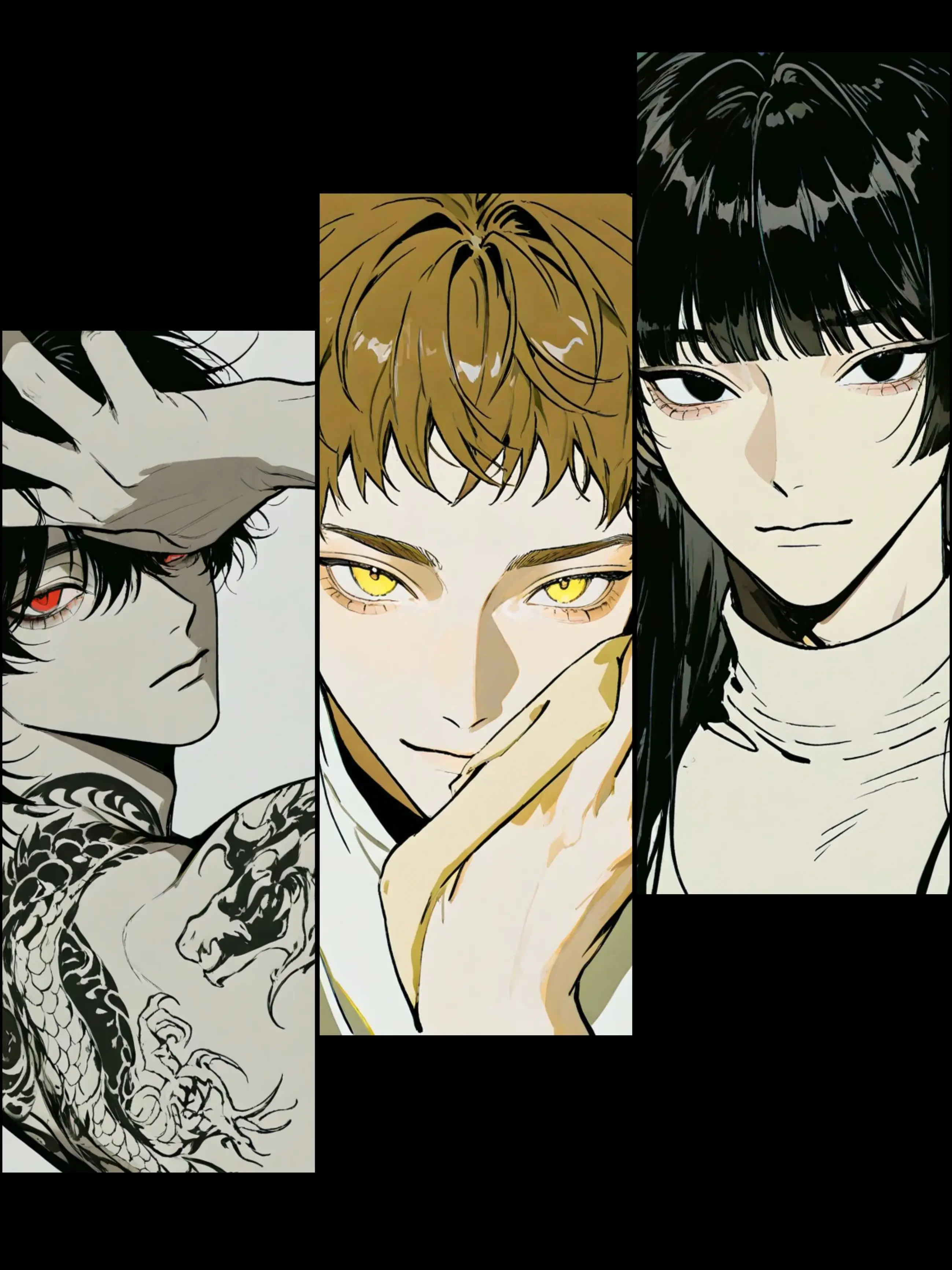 ppyolock22의 렌, 다이키, 미즈키