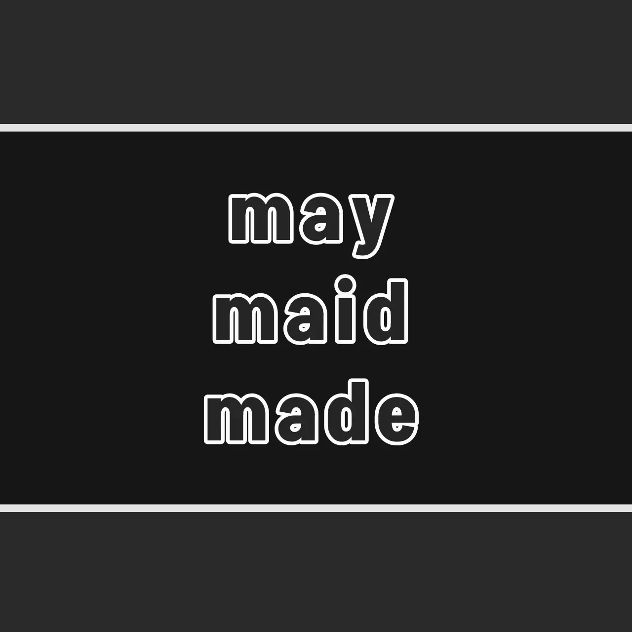 Sadly의 5월의 메이드 만들기