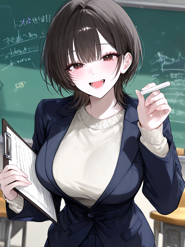 【극한】 난공불락 학원 강사 미야마에 선생님! 대표 이미지