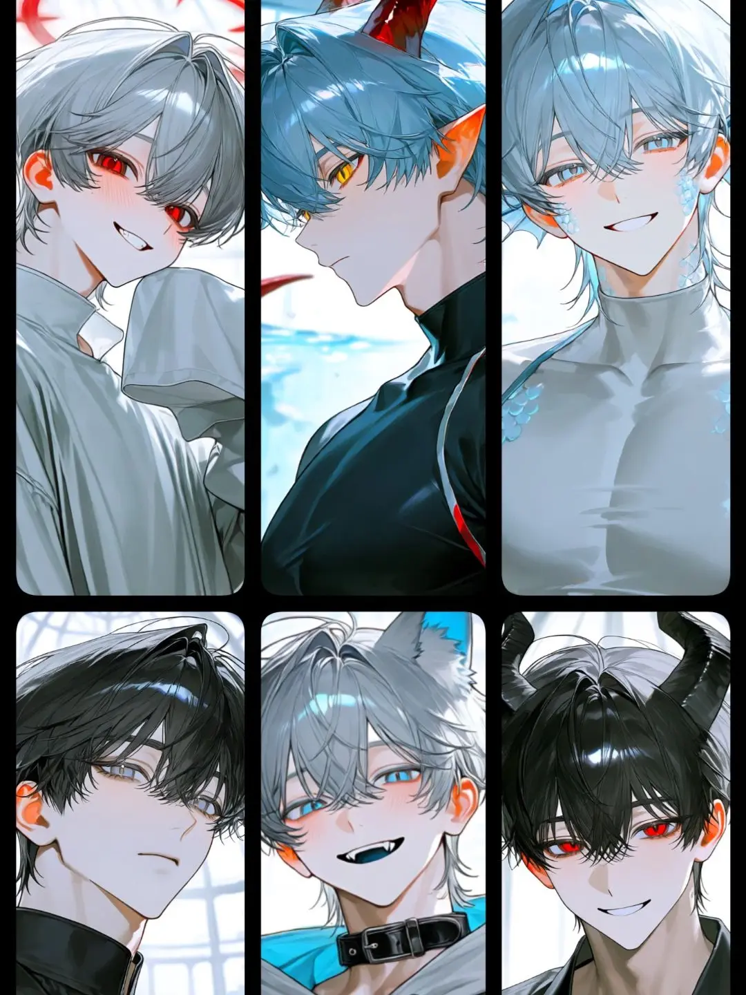 creamy0005의 人外収容所に保護(？)された七人