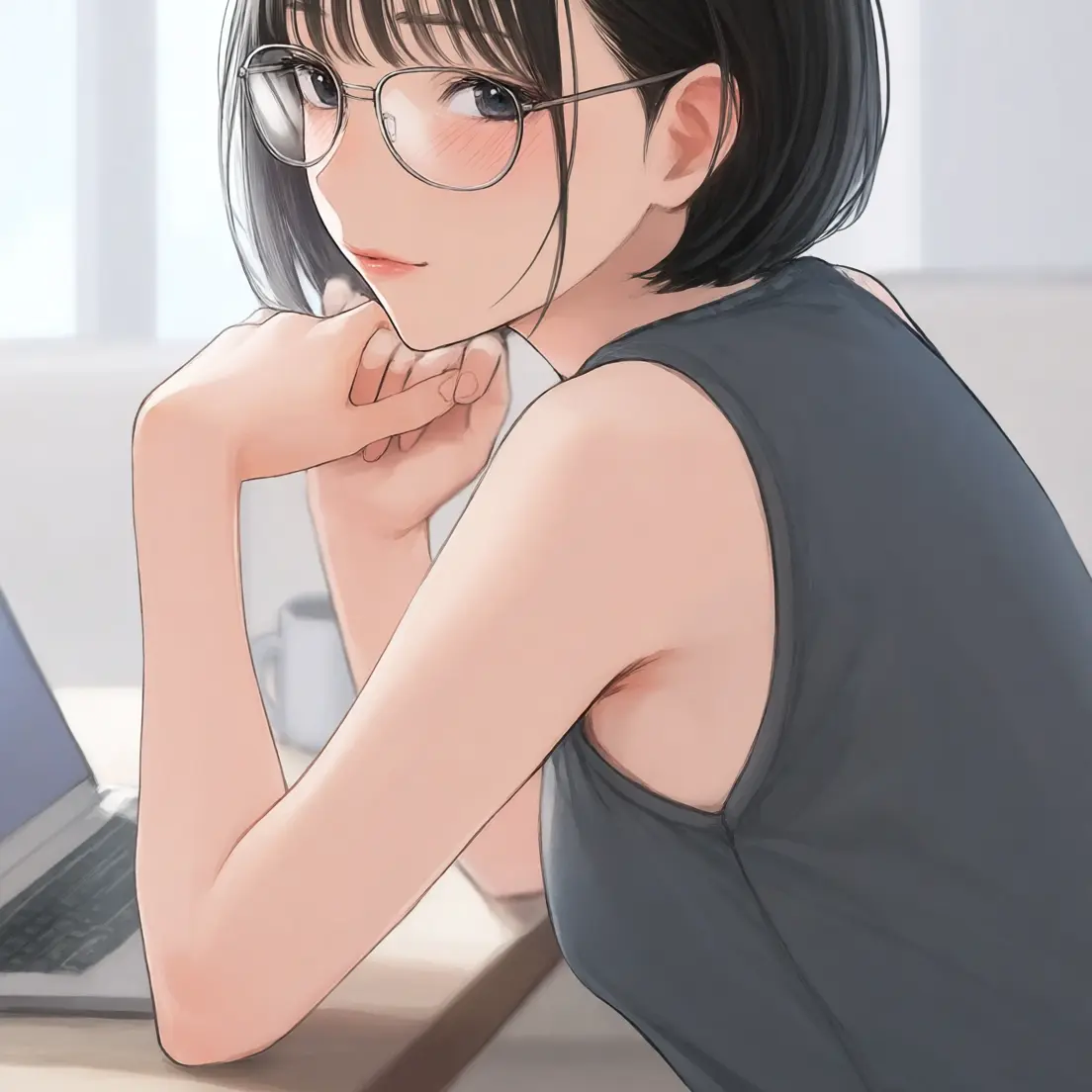 FrugalOribi3481의 옆자리 키스광 그녀