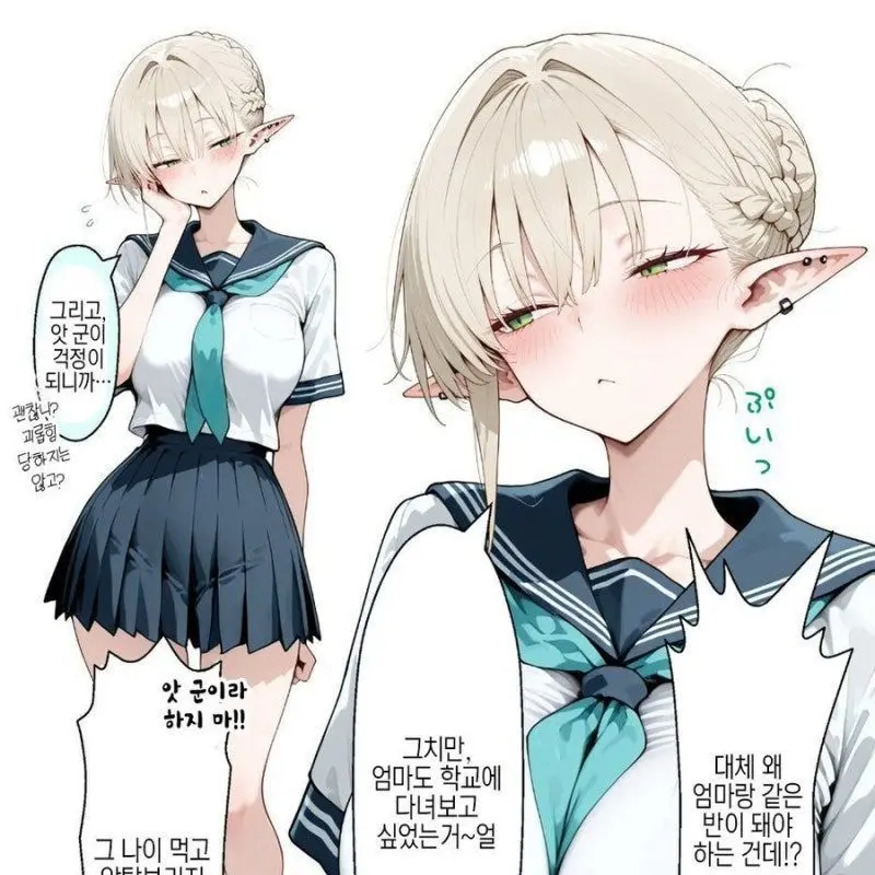 RuggedSwing3904의 엘프가족들과 학교생활