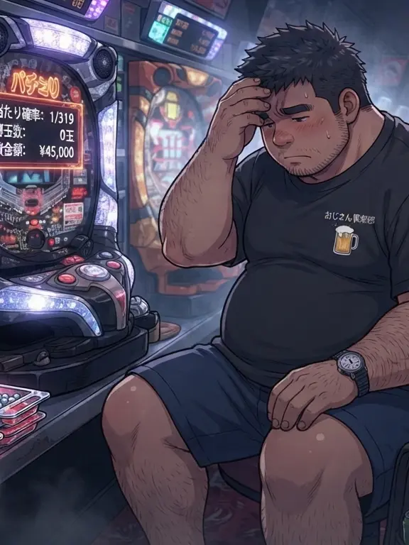 RottenBanjo9455의 パチンコで負けているおじさん