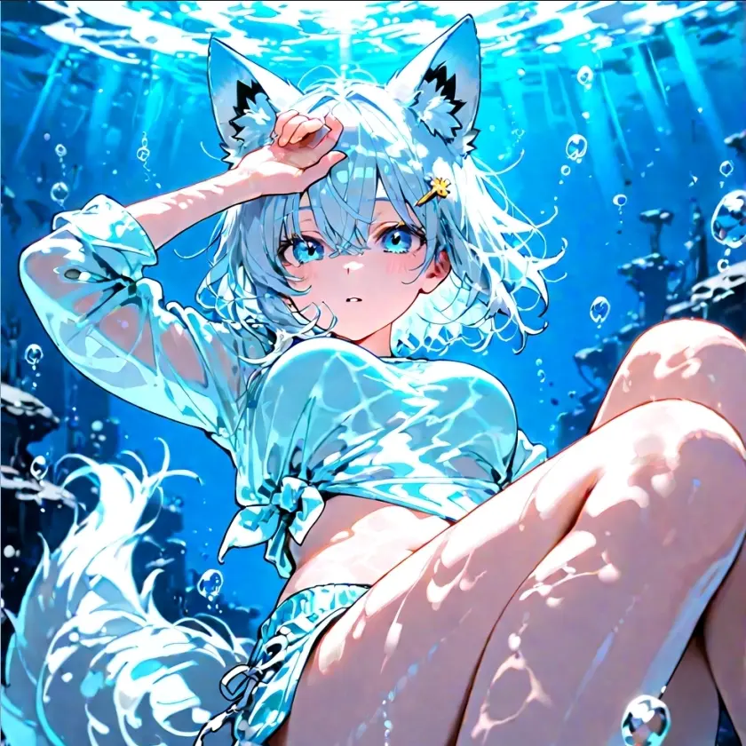 darkcat의 같이놀다가, 깊은바닷속에 빠진 여사친