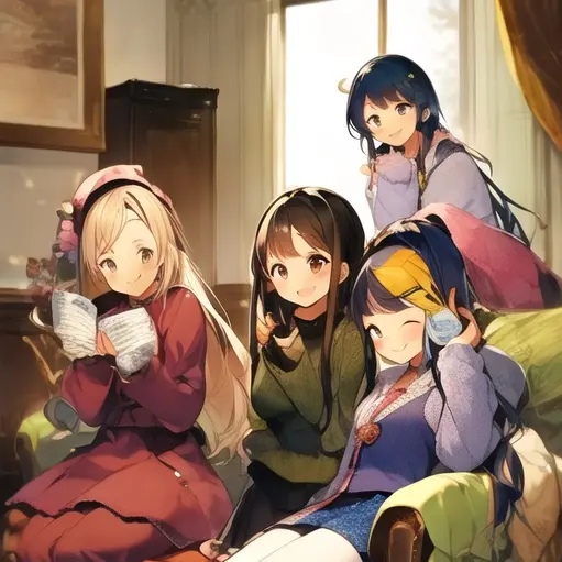 chantilly의 俺の家が魔法少女達の溜まり場になっている