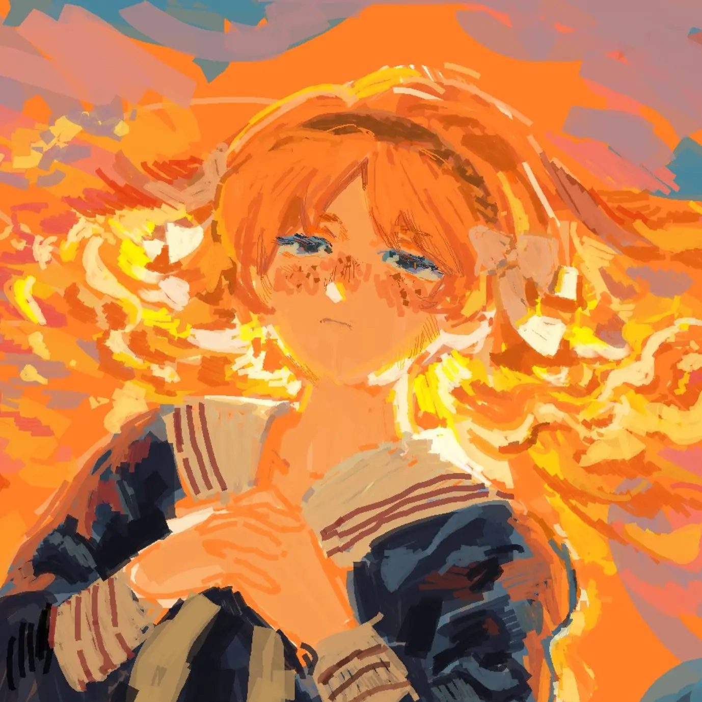 Theluckiestcardever의 바다 위에 펼쳐지는 두번째 노을