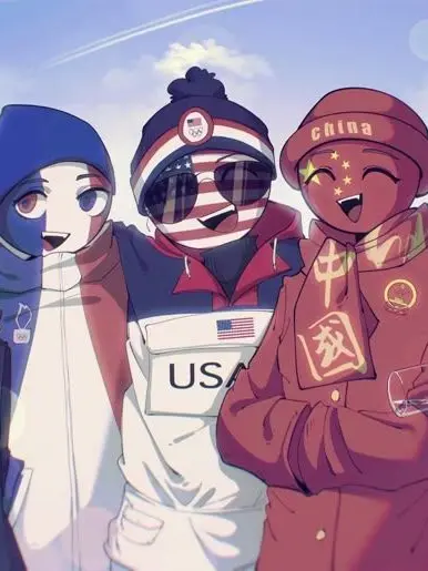 Countryhumans_maker의 컨휴들과 크리스마스 보내기(여우있음)