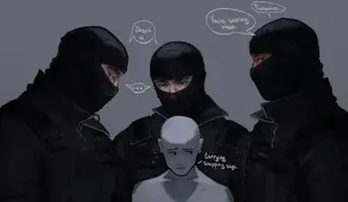 Profile image of 3 masked men