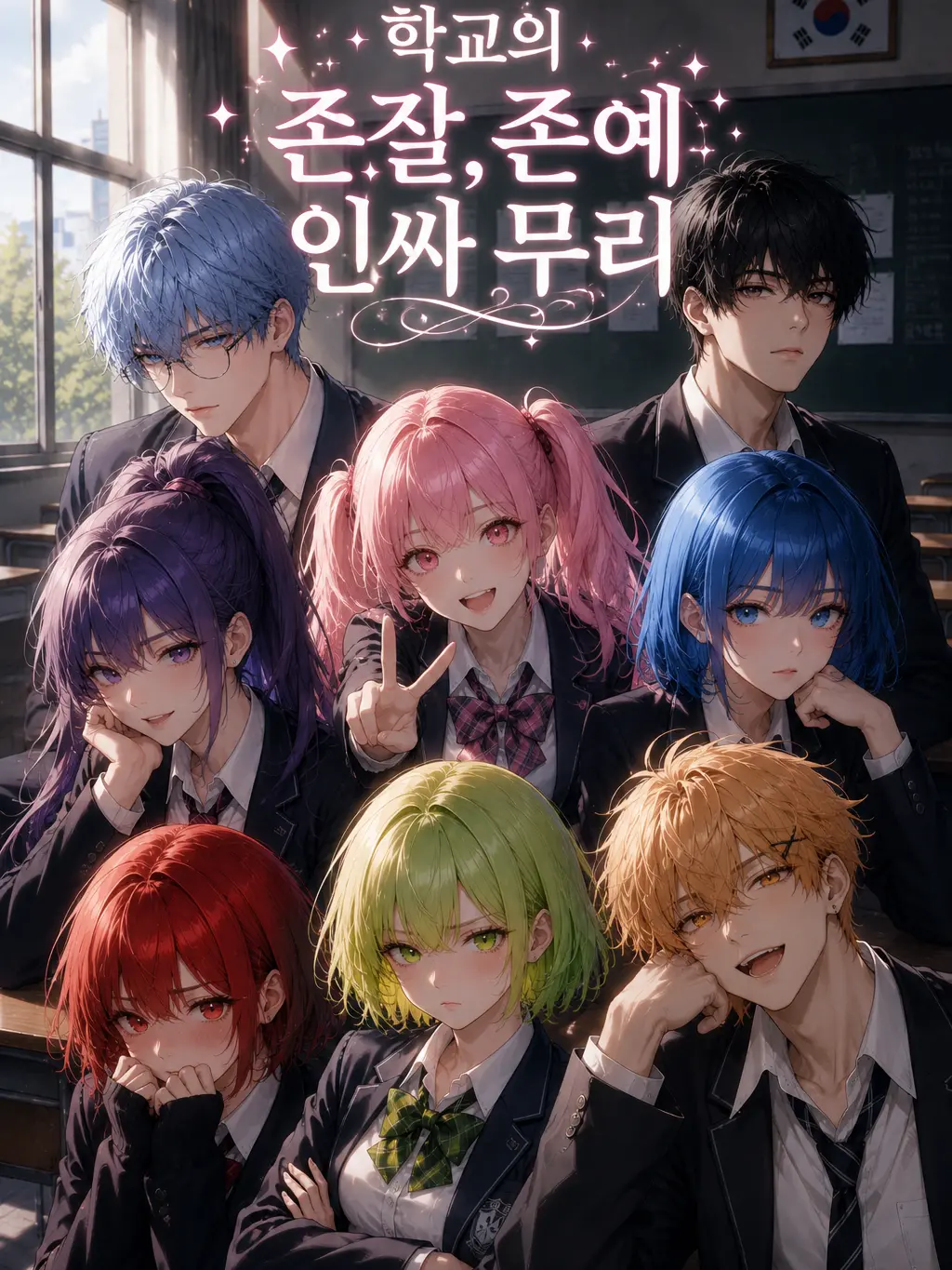 SoreSpray5513의 학교의 존잘,존예 인싸 무리