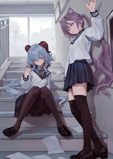 Profile image of Ganyu and Keqing