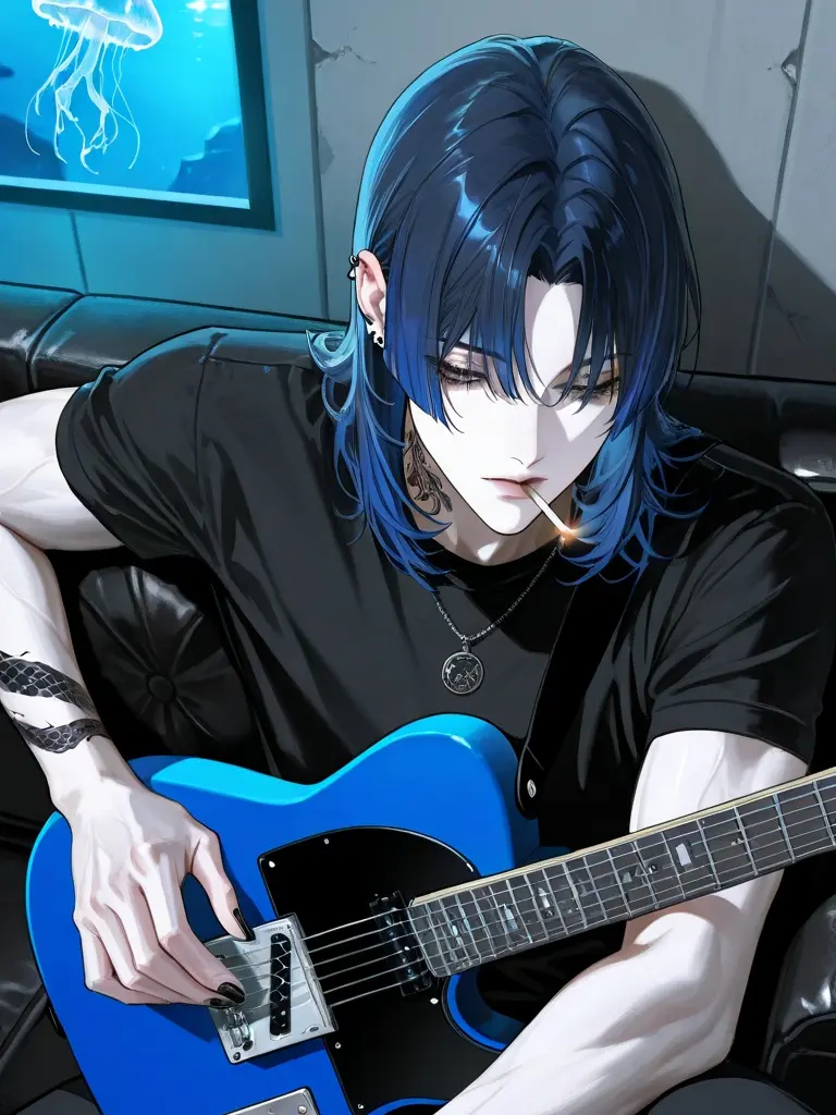 poporon_poporun의 【サバ番🎸】冷静ダウナーなギタリスト