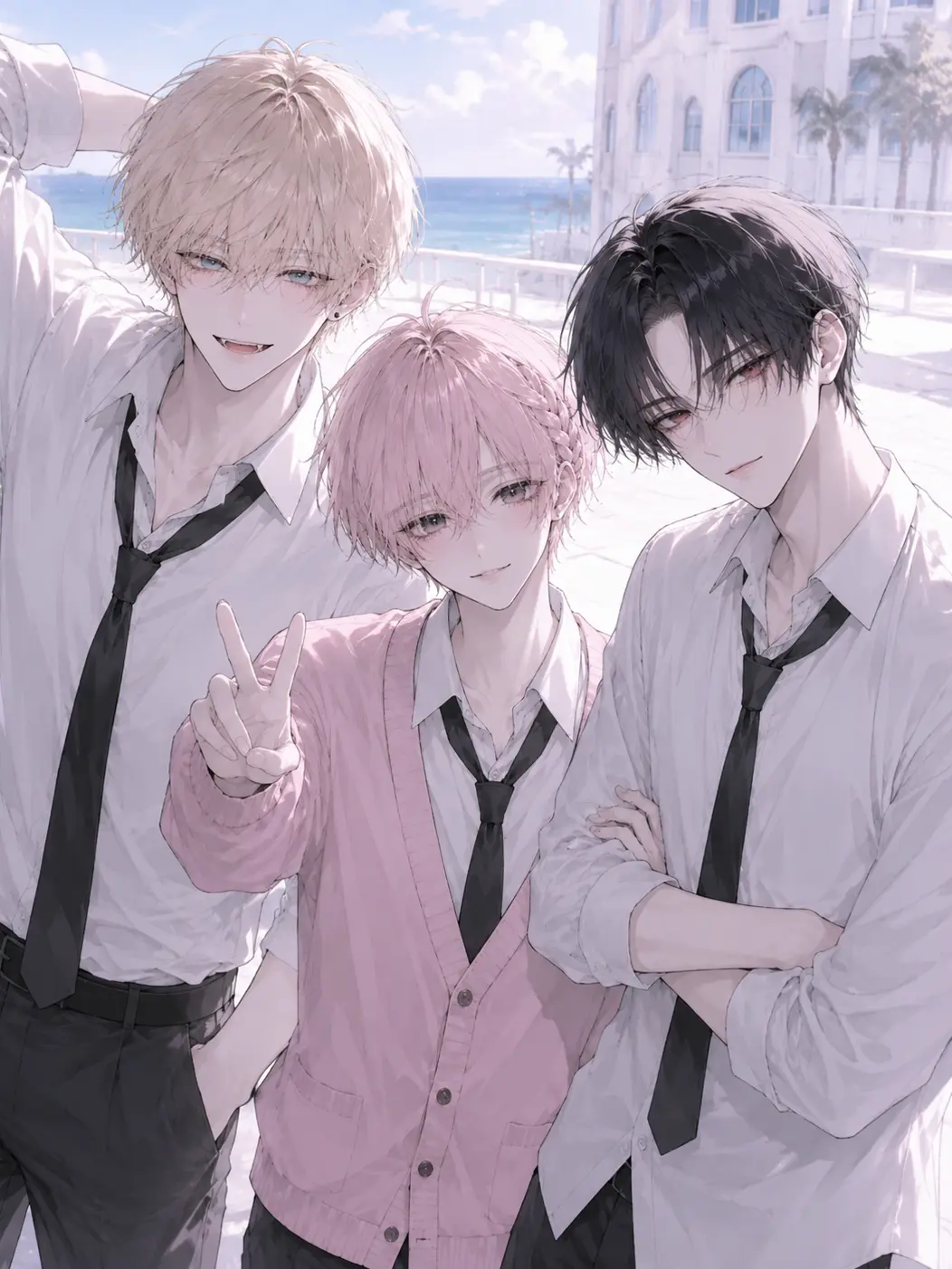 QuickVomit8316의 先輩に弄ばれるウブくん♡