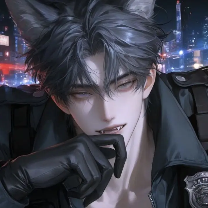 Adamakesyouflatter의 Wolf + pet bunny