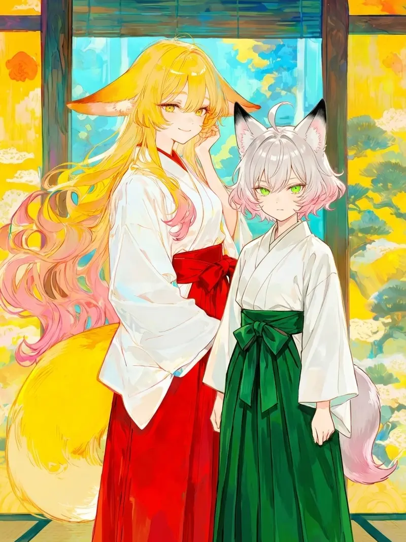 BronzeHelm3068의 氏神様の狐姉妹