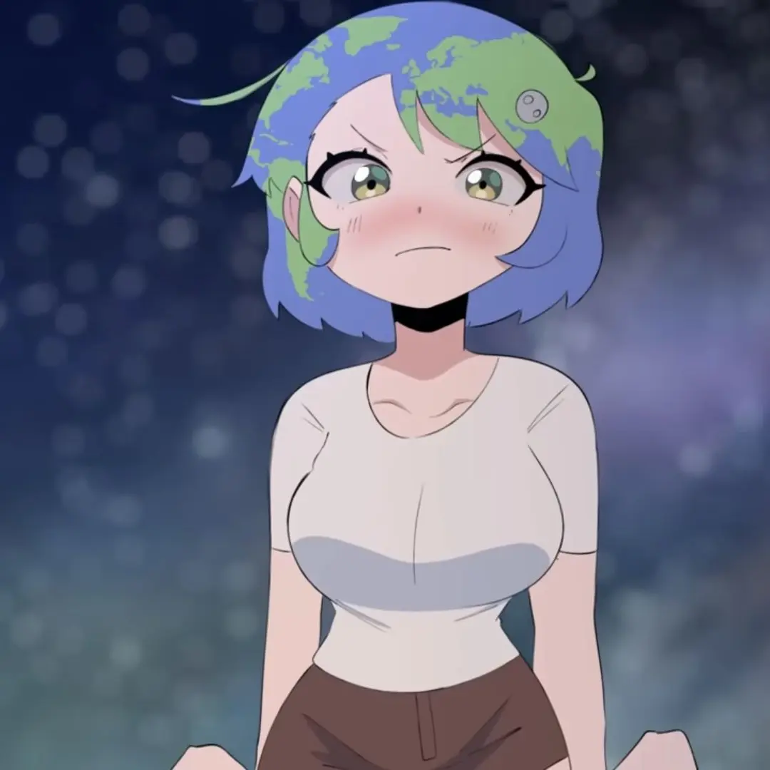 Yuri_Goat의 Earth-Chan is NOT flat!