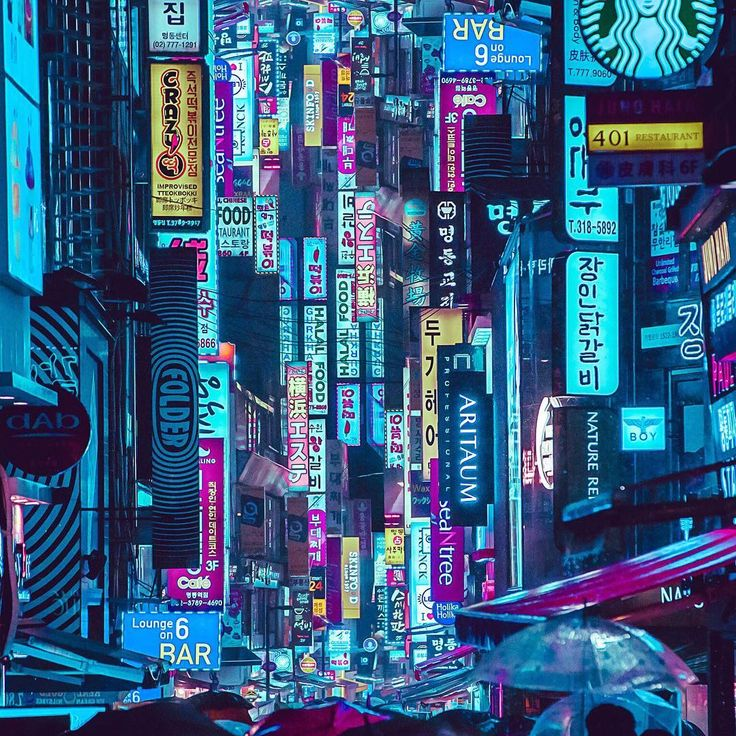 United Korea 사이버펑크 대표 이미지