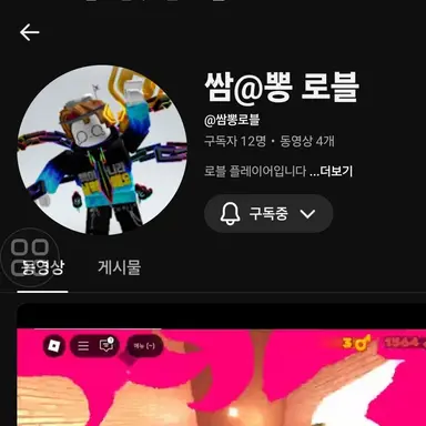 Profile image of 쌈뽕로블