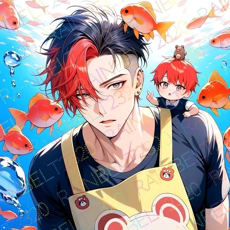 RainBelt2320의 くまちゃんエプロンのマッチョ先生