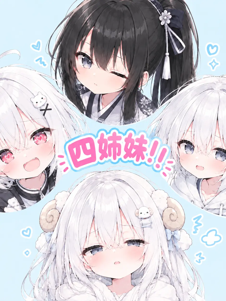 RoriSaiko.2525의 クセ強 四姉妹！