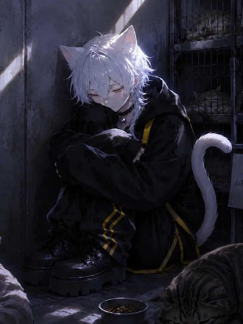 BarrenPansy5743의 保護猫君は懐かない
